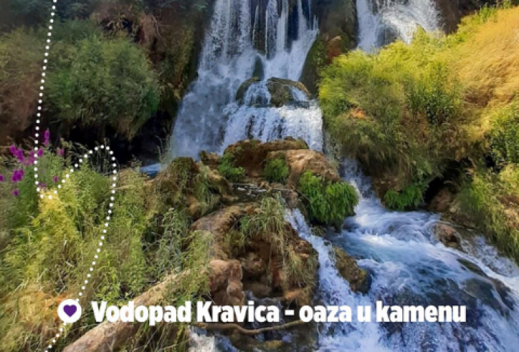 OAZA U KAMENU; VODOPAD KRAVICA